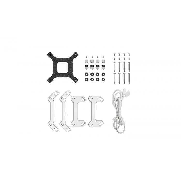 DeepCool LM240 WH Kit de refrigeración líquida Blanco con LED RGB