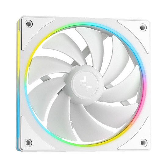 DeepCool LM240 Kit de Refrigeración Líquida para CPU - Radiador 240mm (2x Ventilador 120mm Blanco) con Pantalla IPS y RGB