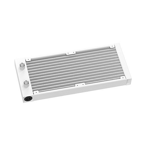 DeepCool LM240 Kit de Refrigeración Líquida para CPU - Radiador 240mm (2x Ventilador 120mm Blanco) con Pantalla IPS y RGB