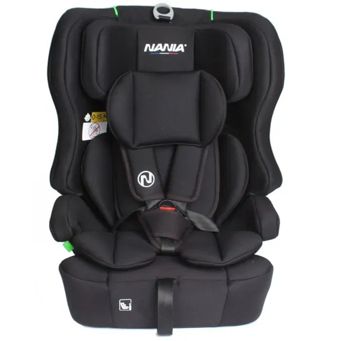 Nania NAN3507469935739 Silla de Coche Grupo 1/2/3 I-Size 76-150 cm con Reductor Negro Nania NAN3507469935739 Silla de Coche Grupo 1/2/3 I-Size 76-150 cm con Reductor Negro