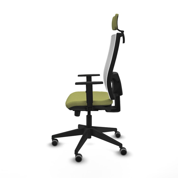 PIQUERAS Y CRESPO Silla de oficina Horna, Sincro/Traslack, Verde oliva/Blanco PIQUERAS Y CRESPO Silla de oficina Horna, Sincro/Traslack, Verde oliva/Blanco