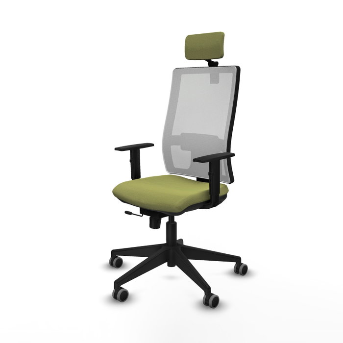 PIQUERAS Y CRESPO Silla de oficina Horna, Sincro/Traslack, Verde oliva/Blanco PIQUERAS Y CRESPO Silla de oficina Horna, Sincro/Traslack, Verde oliva/Blanco