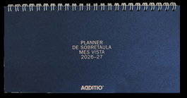 ADDITIO Planner de sobretaula curs 2026-27 mes vista