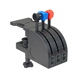 Logitech G Flight Simulator Throttle Quadrant, 945-000015, Palancas de Control de Aceleración para PC, USB, Negro