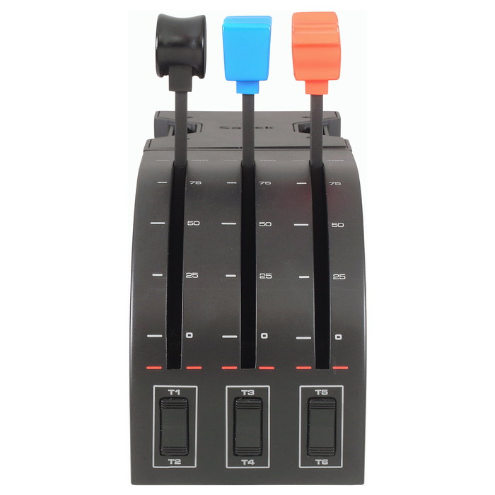 Logitech G Flight Simulator Throttle Quadrant, 945-000015, Palancas de Control de Aceleración para PC, USB, Negro