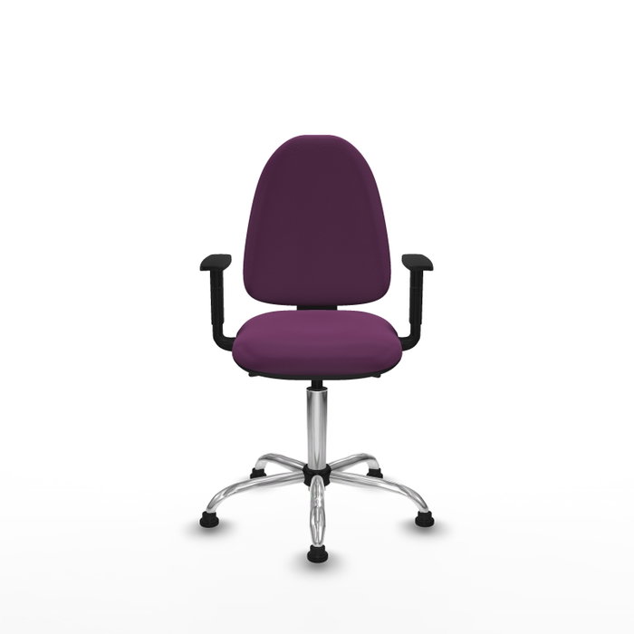 PIQUERAS Y CRESPO Silla de oficina Aýna Morado con mecanismo Asincro