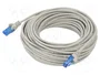 GOOBAY Patch cord Cat 6a U/UTP de 20m con conectores RJ45