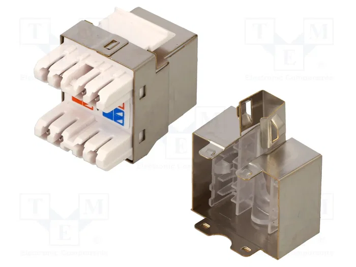 GOOBAY Módulo Keystone RJ45 Cat 6 de plata GOOBAY Módulo Keystone RJ45 Cat 6 de plata