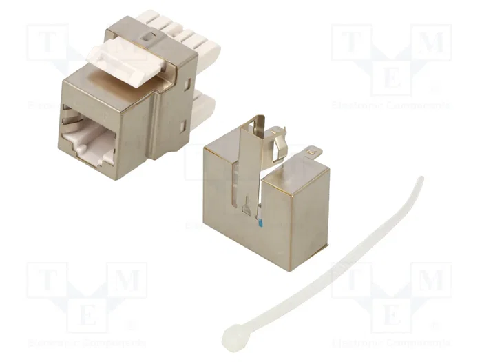 GOOBAY Módulo Keystone RJ45 Cat 6 de plata GOOBAY Módulo Keystone RJ45 Cat 6 de plata