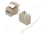 GOOBAY Módulo Keystone RJ45 Cat 6 de plata