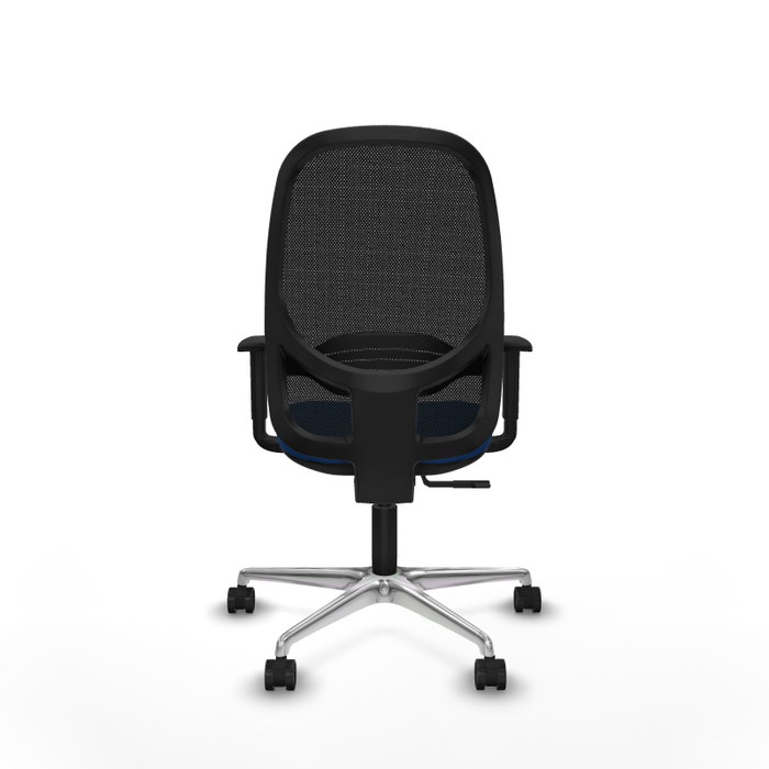 PIQUERAS Y CRESPO Silla de oficina Cilanco con mecanismo Sincro, Azul y Negro