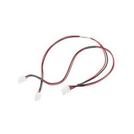 Zebra CBL-DC-393A1-02 Cable de Alimentación Negro, Rojo, 1 m
