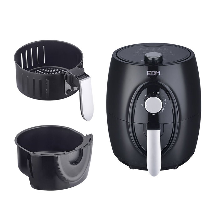 Edm Freidora de aire 3,6 l 1400 W con cesta