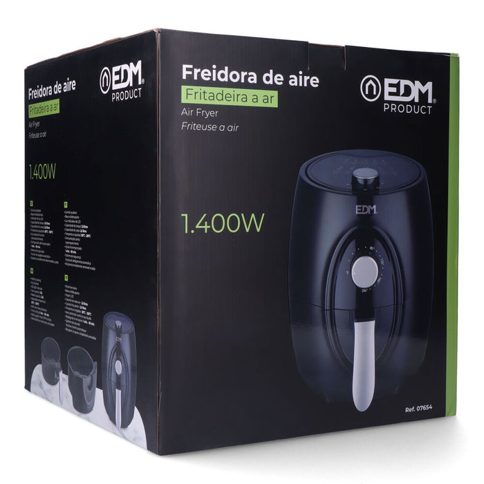 Edm Freidora de aire 3,6 l 1400 W con cesta