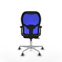 PIQUERAS Y CRESPO Silla de oficina Jorquera con mecanismo Sincro/Traslack, Lila y Azul