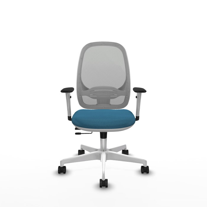 PIQUERAS Y CRESPO Silla de oficina Cilanco con mecanismo Sincro/Traslack Verde petróleo y Gris PIQUERAS Y CRESPO Silla de oficina Cilanco con mecanismo Sincro/Traslack Verde petróleo y Gris