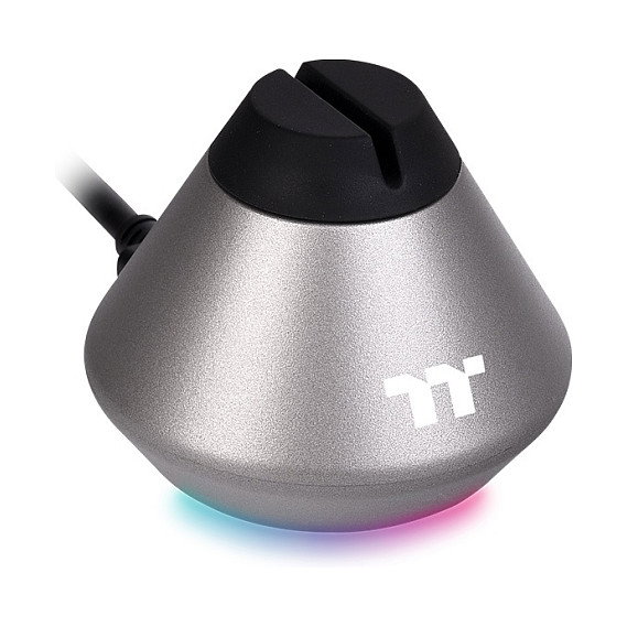 Thermaltake ARGENT MB1 RGB Gaming Mouse Bungee - Soporte para Ratón, Plástico, Gris