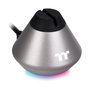Thermaltake ARGENT MB1 RGB Gaming Mouse Bungee - Soporte para Ratón, Plástico, Gris