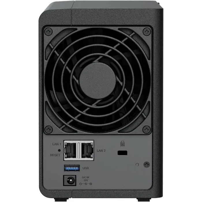 Synology DS224+ NAS de 2 Bahías Negro