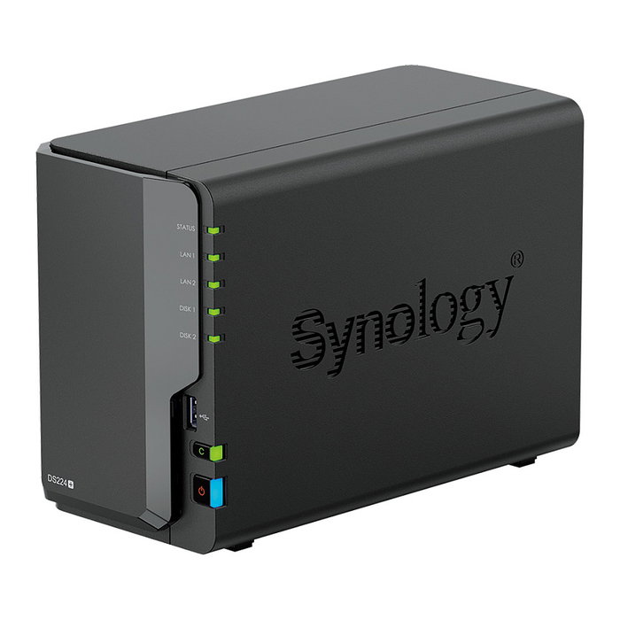 Synology DS224+ NAS Escritorio Intel Celeron J4125 2GB DDR4 2 Bahías