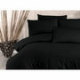 Aucune Juego de cama Negro (1 funda nórdica 220x240 cm + 2 fundas de almohada 60x60 cm) inevitable
