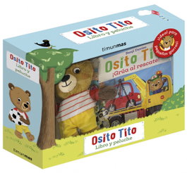 TIMUN MAS Osito Tito. Libro y peluche - Grúa al rescate
