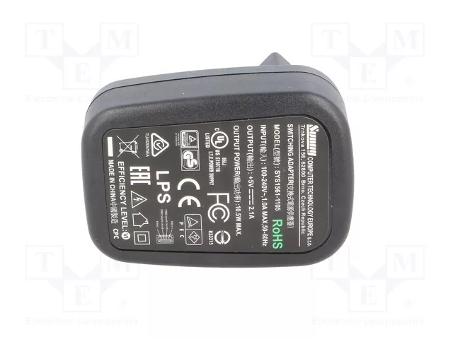 SUNNY Alimentador de red con salida USB 10,5W SUNNY Alimentador de red con salida USB 10,5W