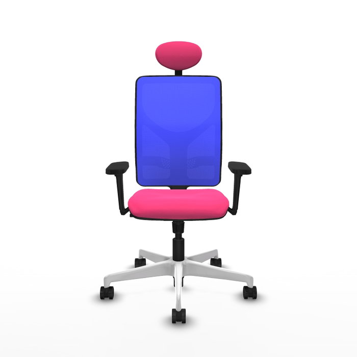 PIQUERAS Y CRESPO Silla de oficina Motilla Rosa y Azul PIQUERAS Y CRESPO Silla de oficina Motilla Rosa y Azul
