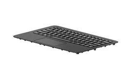 HP Teclado para portátil con carcasa base y webcam, ProBook x360 11 G5, Gris