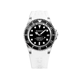 Bobroff BF0001-BFSTB Reloj Automático con Correa de Silicona Blanca