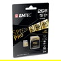 EMTEC SpeedIN Pro m256GB Tarjeta MicroSDXC UHS-I U3 V30 A1 Clase 10 100MB/s Lectura con Adaptador