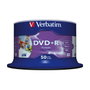 Verbatim DVD+R AZO 4,7 GB 16x Wide Printable, Pack de 50 Unidades
