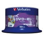Verbatim DVD+R AZO 4,7 GB 16x Wide Printable, Pack de 50 Unidades