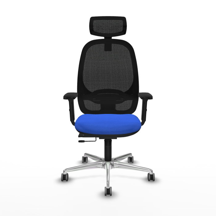 PIQUERAS Y CRESPO Silla de oficina Cilanco Azul con Malla Negra PIQUERAS Y CRESPO Silla de oficina Cilanco Azul con Malla Negra