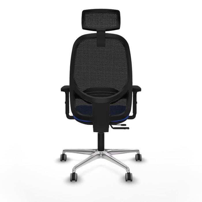 PIQUERAS Y CRESPO Silla de oficina Cilanco Azul con Malla Negra PIQUERAS Y CRESPO Silla de oficina Cilanco Azul con Malla Negra