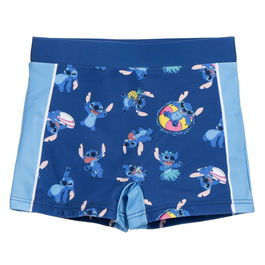 Bañador Boxer Para Niños Stitch Azul oscuro