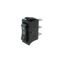 Edm Interruptor On-Off-On Estrecho Empotrable 15A 250V Negro