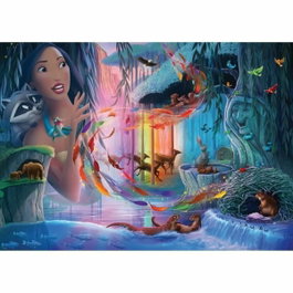 Ravensburger Rompecabezas de 1000 piezas de Pocahontas, Colección Princesas Disney