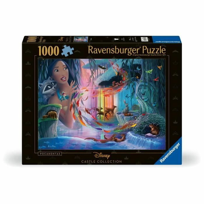 Ravensburger Rompecabezas de 1000 piezas de Pocahontas, Colección Princesas Disney