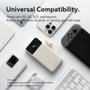 Vention Powerbank 10000mAh 22.5W Blanca con Cable USB-C XGYW0-39-TY