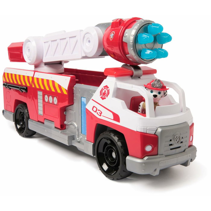 Spinmaster Paw Patrol Marshall Deluxe Fire Truck con figura y vehículo mini