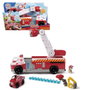 Spinmaster Paw Patrol Marshall Deluxe Fire Truck con figura y vehículo mini