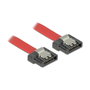 DeLOCK Cable SATA III FLEXI 50 cm Rojo