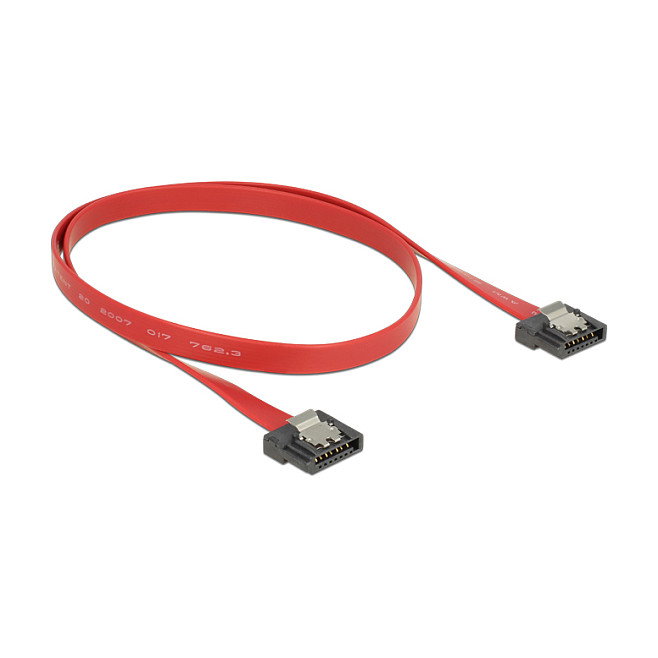 DeLOCK Cable SATA III FLEXI 50 cm Rojo
