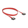 DeLOCK Cable SATA III FLEXI 50 cm Rojo