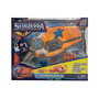 Bizak Pistola Slugterra Eli's Megamorph Blaster, Lanza hasta 6 Dardos a la Vez, Disparo 9 Metros, Incluye 8 Dardos