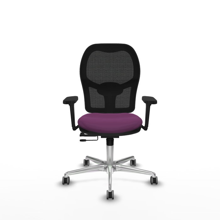 PIQUERAS Y CRESPO Silla de oficina Jorquera con mecanismo Sincro/Traslack Morado y Negro PIQUERAS Y CRESPO Silla de oficina Jorquera con mecanismo Sincro/Traslack Morado y Negro