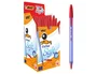 BIC Cristal Soft Rojo Punta 1,2 mm (Set de 50)