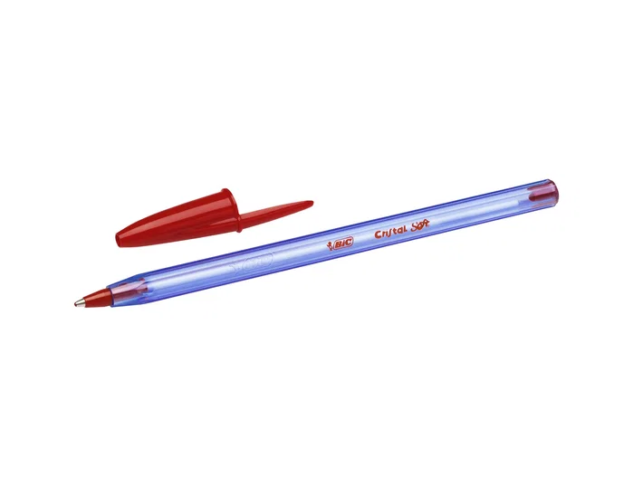 BIC Cristal Soft Rojo Punta 1,2 mm (Set de 50) BIC Cristal Soft Rojo Punta 1,2 mm (Set de 50)