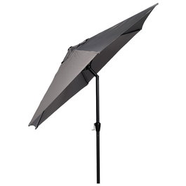 Outfit Sombrilla Inclinable Modelo Joakim Gris Diámetro 3m, Aluminio y Acero, Protección UV50+, Hasta 300 cm